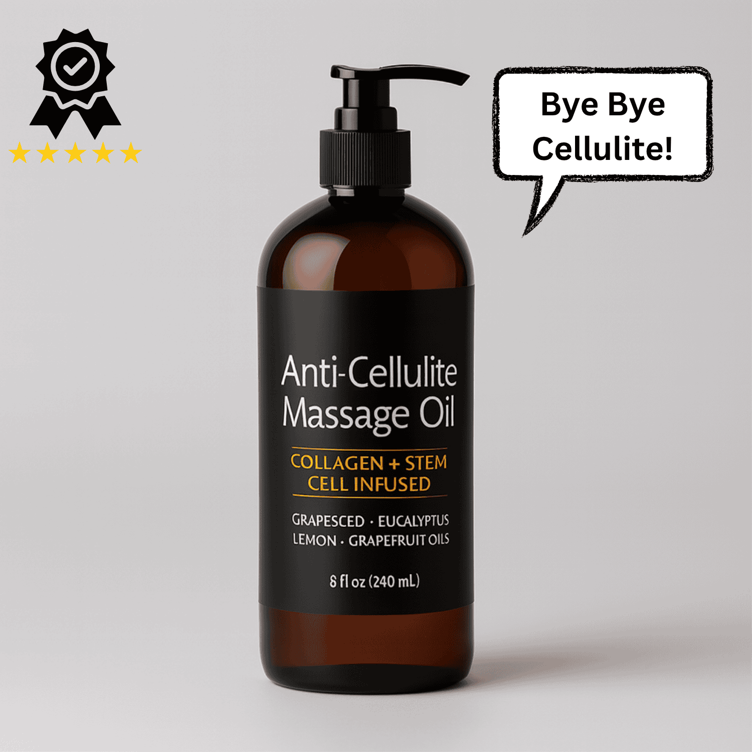 Anti-Cellulite Natural Collagen Massage Oil