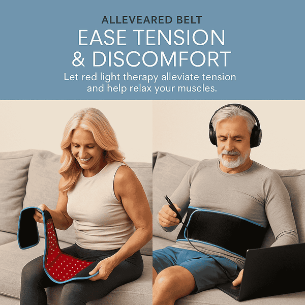 Tens Red Light Therapy Massage Belt 5 Modes